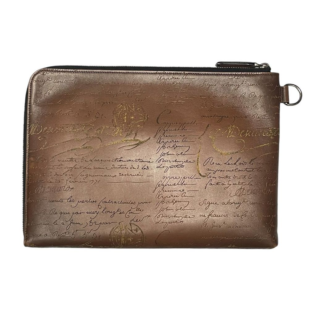Berluti Nino GM Scritto Bag Leather
